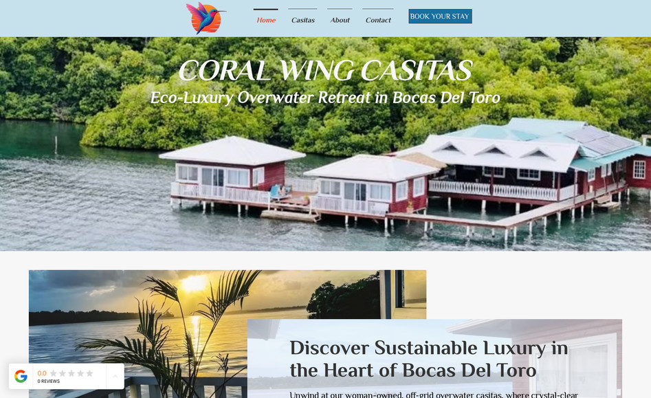 Coral Wing Casitas: Full Website Redesign ...