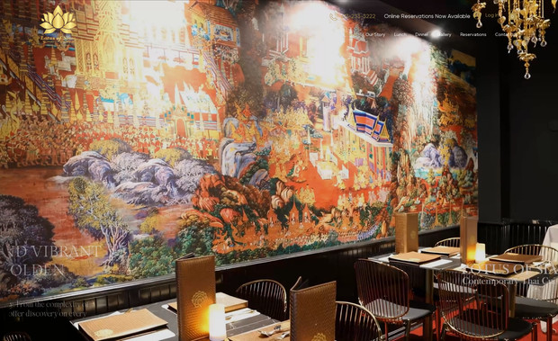 Lotus of Siam: For the Lotus of Siam project, the objective was to translate a high-end dining atmosphere into a digital experience that feels as immersive as a seat at the chef's table. As a specialist in luxury hospitality design, I focused on a "Visual-First" strategy to showcase the restaurant's exquisite food styling and opulent interior decor.