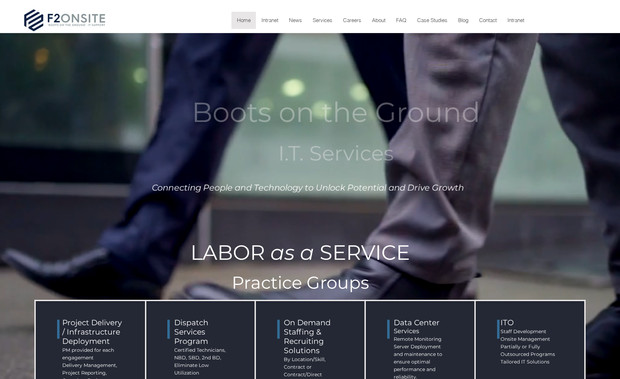 F2onSite: This was a complex project with database.