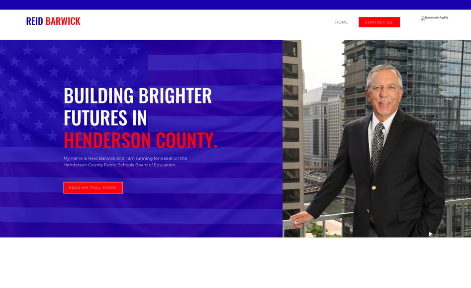 Reid Barwick -: Political Campaign website