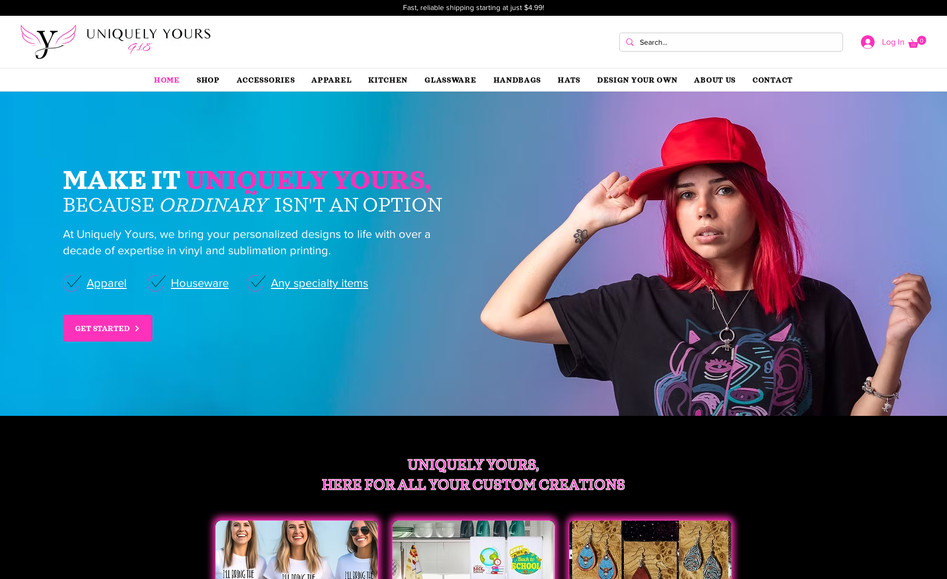 Uniquely Yours -: An Ecom store