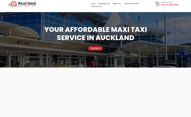 Auckland Kiwi Maxi Taxi: This is the premium project & we handle all the things. Here are the details we do:
1. Logo Design
2. UI Design
3. Design Implementation & Development
4. Runs the Google Ads.
5. Regular Maintainenance under monthly subscription.

Created a taxi booking website. Lead form instantly gives the quotes as user selects the location. Real time distance info from the Google Maps via API.

Give it a try & get your website as well. Don't hestitate to get in touch.

At your Service,
Gremgan Services