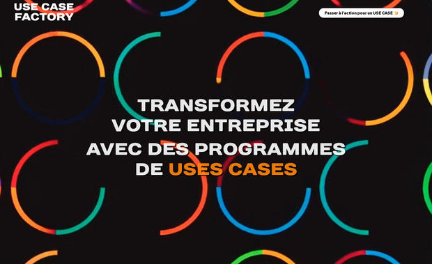 Use Case Factory: Création site one page