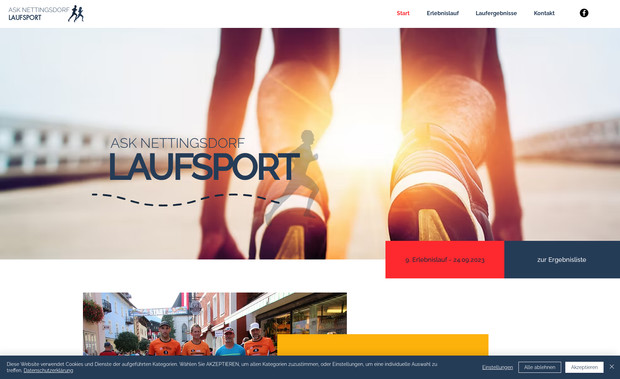 ASK Nettingsdorf Laufsport: Für ASK Nettingsdorf durften wir bei impact den neuen Websiteauftritt gestalten – mit modernem Design, nutzerfreundlicher Struktur und klarem Fokus auf die Vereinsaktivitäten. Der frische Online-Auftritt bietet allen Mitgliedern und Interessierten eine ansprechende Plattform, die Engagement, Gemeinschaft und Sport im Verein lebendig präsentiert.