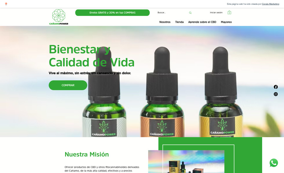 CAÑAMO POWER: Tienda en linea de venta de CBD