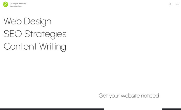 La Mejor Website: Wix Studio site customized to our branding