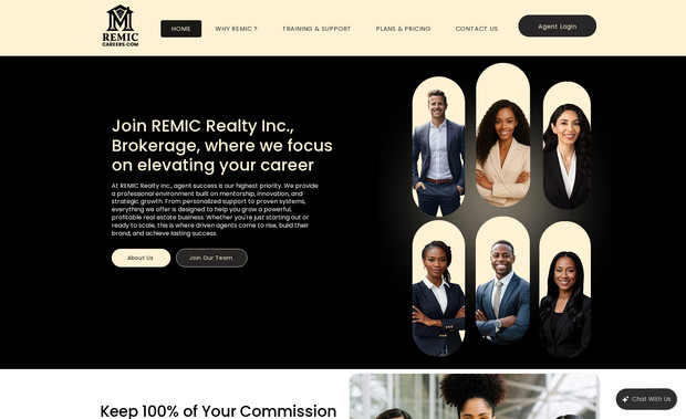 REMIC CAREERS.COM: Remic Careers with an Admin Site Functionality and Eye-Catching Design