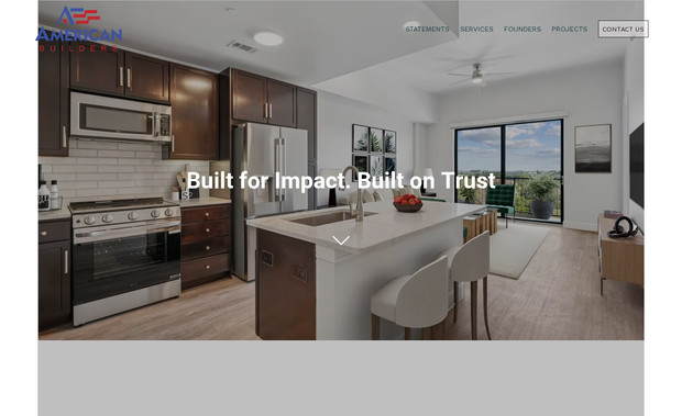 American Builders Group: Wix Studio Landing Page.