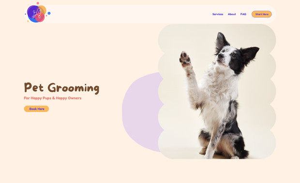 M&M Paws & Care: Web Design