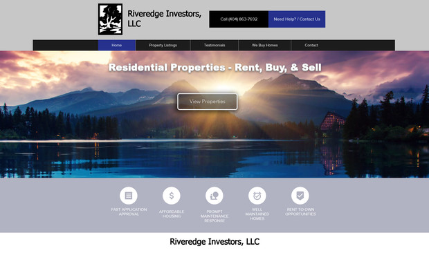 Riveredge Investors: Rental Properties