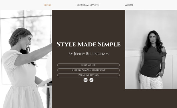 Style Made Simple: We built a Fashion influencer a custom editor X site and a brand Identity to hour her dynamic collection of capsule wardrobes and video content.