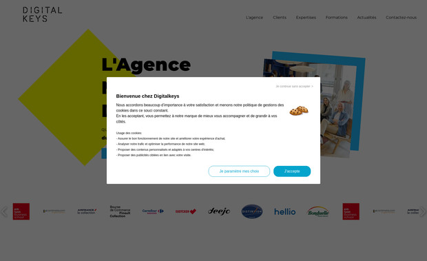 Digitalkeys: Création site agence web