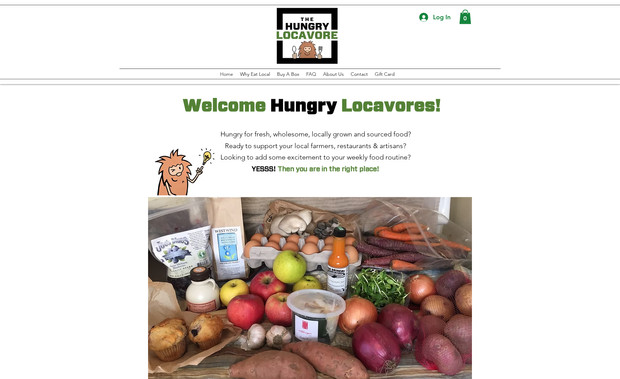 The Hungry Locavore: Helped this client implement ordering of weekly fresh boxes. And coached on marketing plans and emailings.