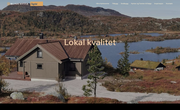 Blink Hytta Sigdal: New website for Blink Hytta Sigdal