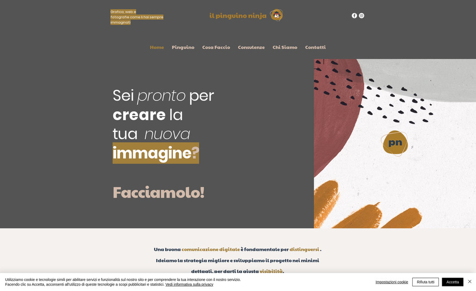 Il Pinguino Ninja : Web designer specializzato in grafica: Creo siti web unici e accattivanti, dando vita alle tue idee attraverso un design grafico impeccabile.