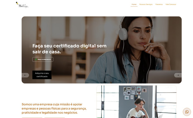 Monte Sign: Certificado Digital & Imigração