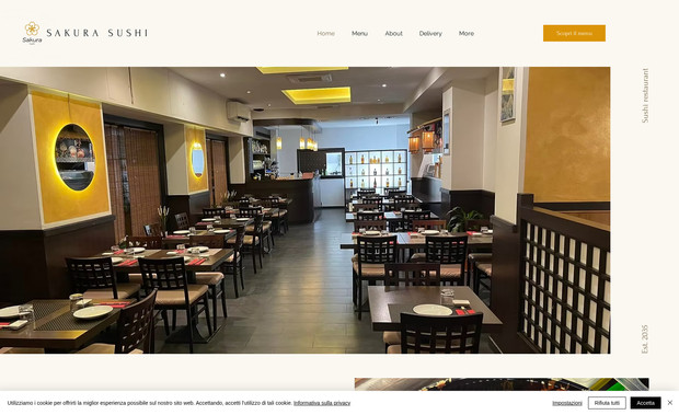 Sakura Livorno: Creazione di un sito web professionale per un ristorante