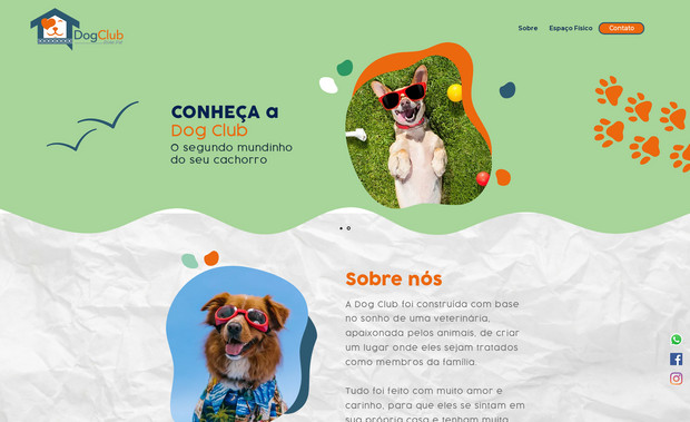 Dog Club: Petshop e escolinha de cães.