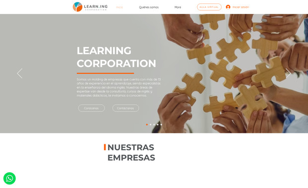 Learning Corporation: Este sitio es parte de un set de 4 sitios web relacionados con el aprendizaje de inglés.