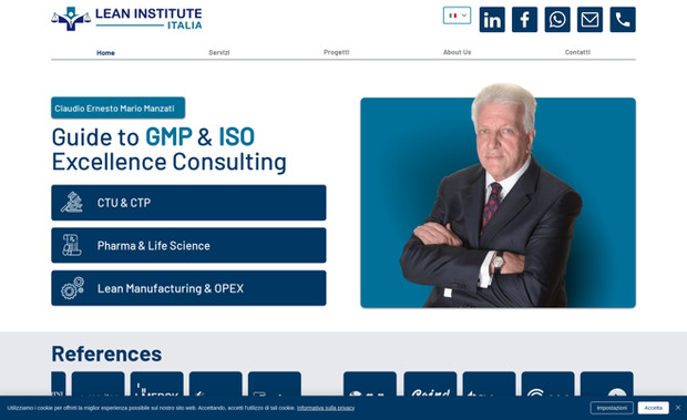 Lean Institute Italia: As with all our projects, we built this website from the ground up, meticulously crafting every detail for the client.

We handle the entire process: from initial branding and defining the visual identity, through custom, intuitive design, to comprehensive SEO optimization and integrating all essential functionalities. Our holistic approach delivers an online presence that's not just great looking, but truly strategic and impactful, designed for your business's digital growth and success, always within your budget.