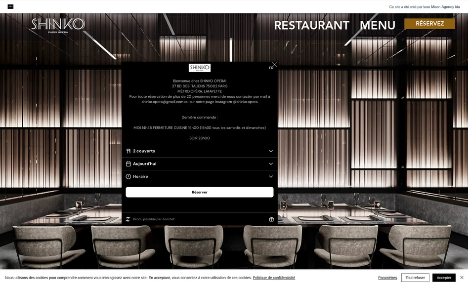 Shinko: Magnifique restaurant Chinois à Paris Opéra, cadre design cuisine exceptionnelle lieu à découvrir absolument de passage dans la capitale, avis au amateurs.