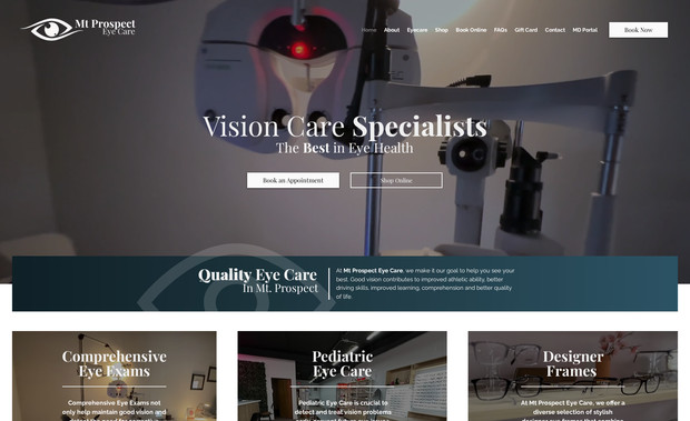 Mt Prospect Eye Care: Advanced Website