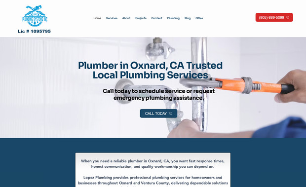 Lopez Plumbing Oxnard Ca: New website and SEO for a plumbing company based in Oxnard Ca. 