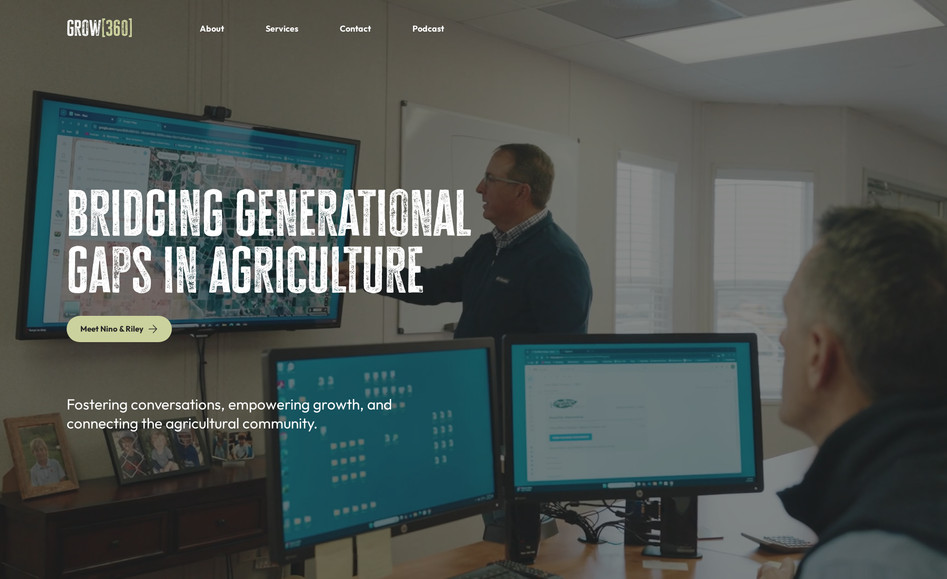 Grow 360 Consulting: Built a custom website for our client, Grow 360 Consulting.