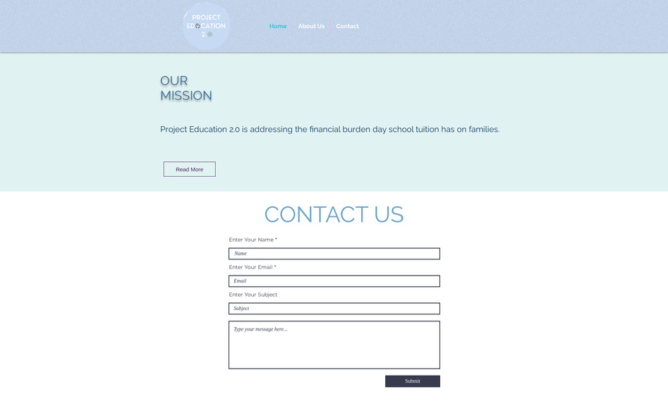 Project EDU Website: Made updates to Project Edu's website to help this nonprofit