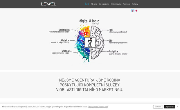 Levvel.cz: Our company website. 