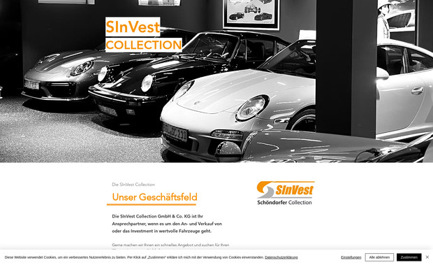 SInVest Collection: 4 Corporate Websites für inhabergeführte Unternehmensgruppe