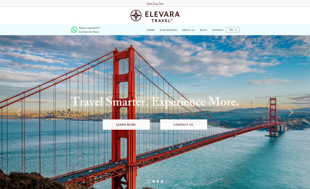 Elevara Travel: New website design for Travel Agency. Short turnaround plus we added multilingual feature (Spanish and English) 
