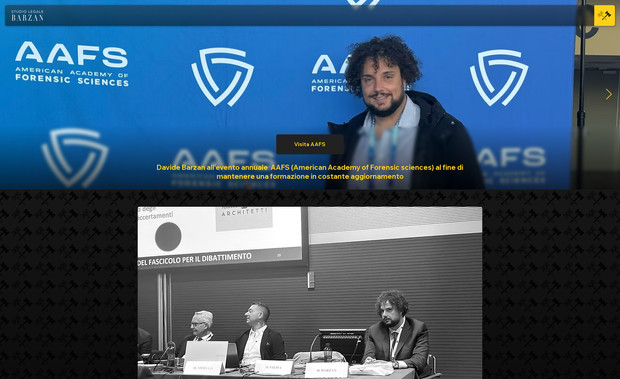 Studio Legale Barzan: Creazione di un sito per un gruppo di avvocati e criminalisti di fama nazionale ed internazionale che potesse mostrare i vari casi discussi e promuovere l'immagine dello studio nelle zone dove operano.