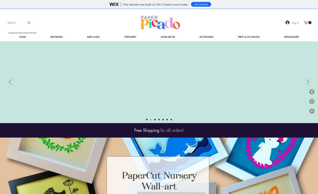 Home Decor Site: Paper Picado is a creative, papercut art and illustration company founded in Bangalore in 2020.