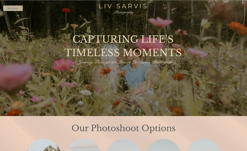 LivSarvisPhotography: Photographer Website