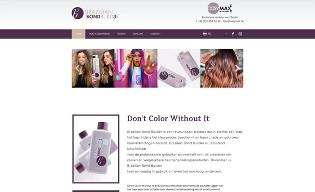 cosymax: Webdesign op maat voor Cosymax 