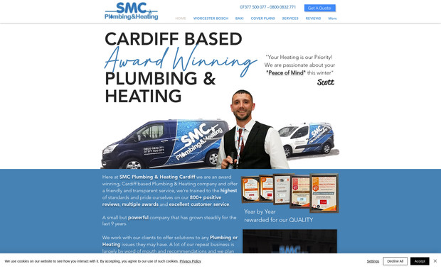 SMC Plumbing Heating: various works.