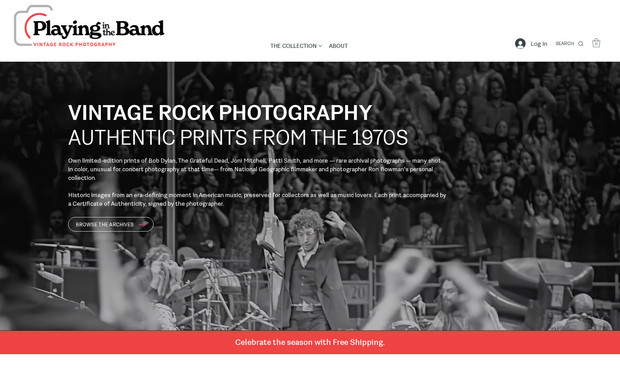 Playing in the Band: Branding and website