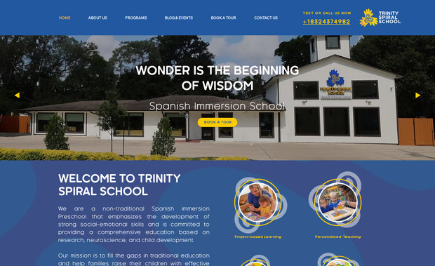 Trinity Spiral School: Trinity Spiral School emphasises the development of strong social-emotional skills and is committed to providing a comprehensive education based on research, neuroscience, and child development. We strive to fill the gaps in traditional education and help families raise their children with effective social and academic skills. Using project-based learning, we help children develop these skills at an early age, so that they may feel confident and have a sense of purpose as they grow.