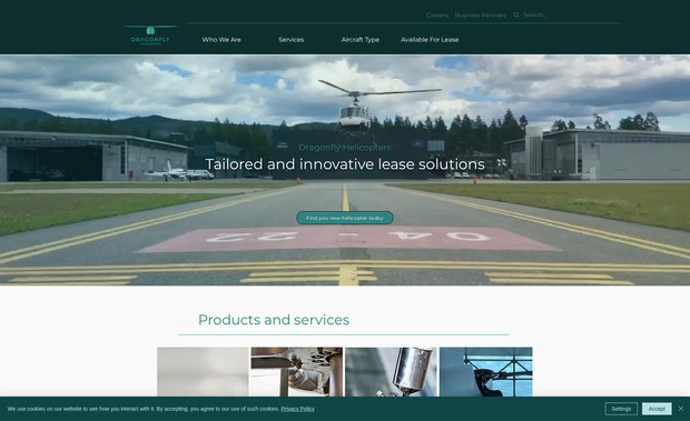 Dragonfly: New website build