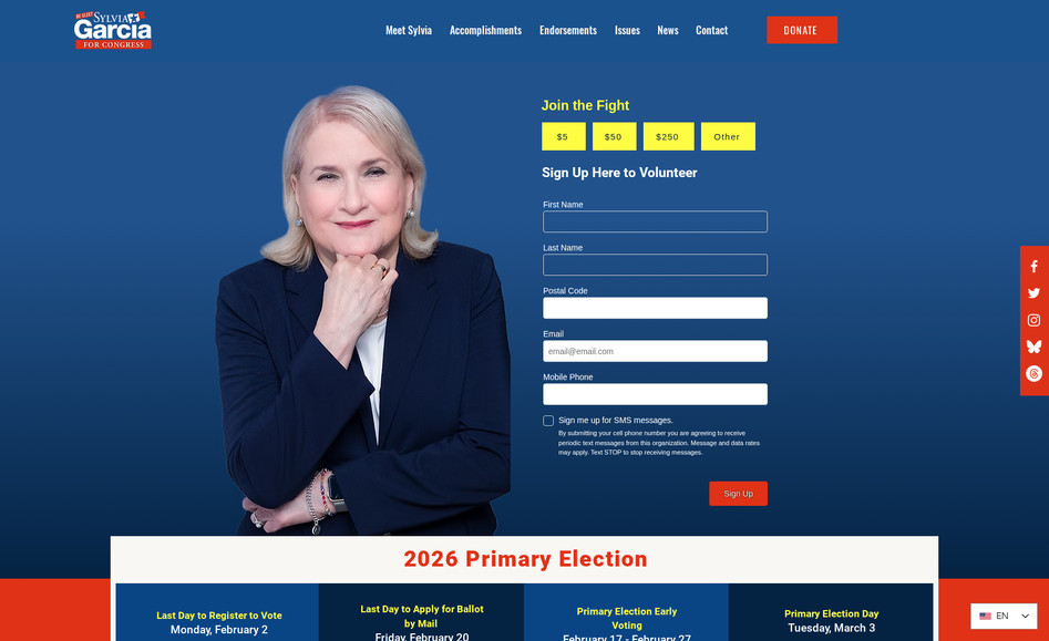 Sylvia Garcia Campaign: undefined