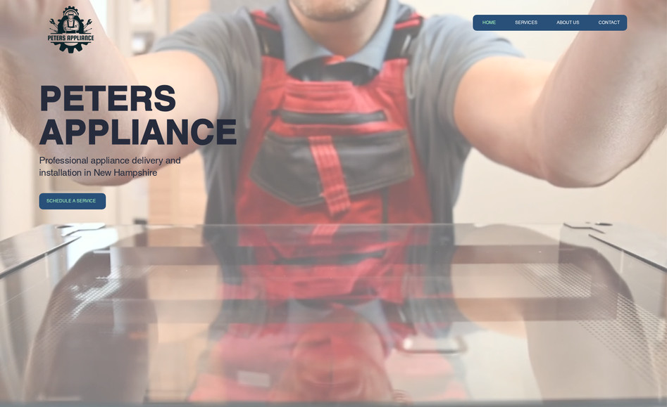 Peters Appliance: Wix Studio Web Design Migration