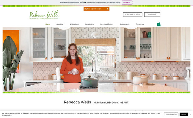 The Nutritionist 4u: Rebecca Wells   Nutritionist, BSc (Hons) mBANT
&amp;amp;amp;amp;amp;quot;I help children and adults struggling with ADHD feel accepted, valued for who they are, to live their best life and achieve their potential.&amp;amp;amp;amp;amp;quot;