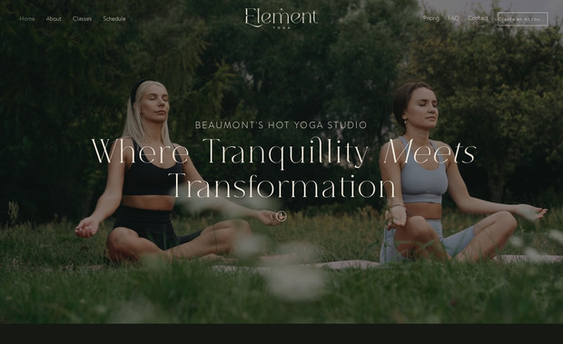 Element Yoga: Local yoga website.