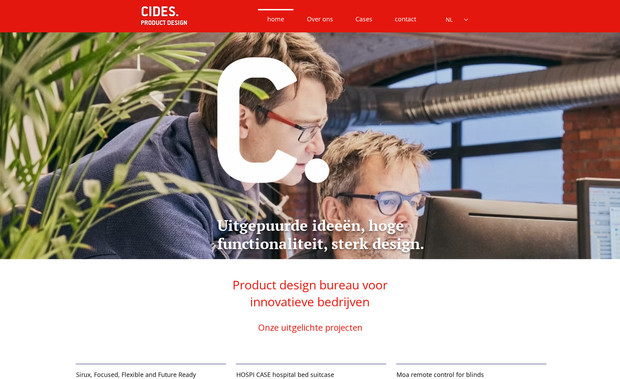 Cides Product Design: Multilingual + Data set advanced website