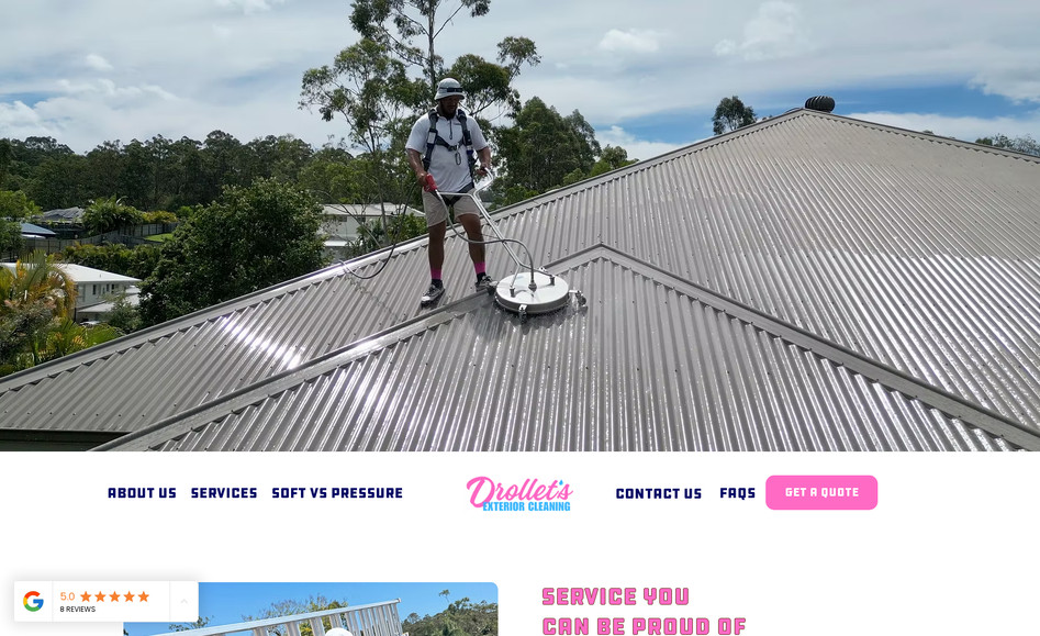Drollets Exterior Cleaning: 
