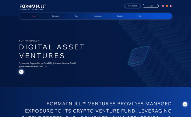 FORMATNULL™ ventures: WIX Studio Page with Typeform Integration via WIX Blocks, Member App and Dashboard with API integration to Bitget Crypto exchange