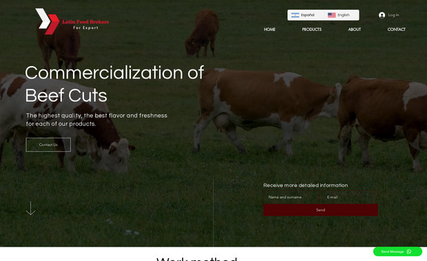 Latin Food Brokers: Desarrollo de Website + SEO 
