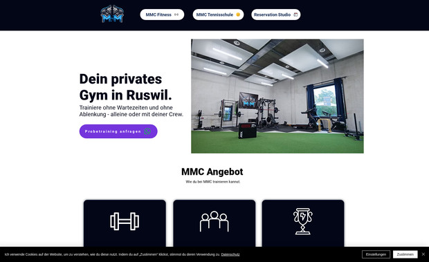 mmcathletiktraining: Für MMC Athletiktraining haben wir eine moderne Website erstellt, die das Trainingsangebot professionell präsentiert und Kunden eine einfache Möglichkeit zur Kontaktaufnahme und Information bietet. Der Fokus lag auf klarer Struktur, sportlichem Design und Nutzerfreundlichkeit.

Umgesetzte Funktionen und Inhalte:

Startseite mit Überblick über die Trainingsphilosophie
Detailseiten zu den angebotenen Leistungen und Trainingsmethoden
Integration von Bildern und Videos für eine authentische Darstellung
Kontaktseite mit Formular und Kontaktdaten
Responsive Umsetzung für Desktop, Tablet und Smartphone
SEO-Optimierung zur besseren Auffindbarkeit bei Google
Struktur für spätere Erweiterungen und zusätzliche Inhalte

Die Website kombiniert sportliches Design mit professioneller Darstellung. Kunden können sich schnell über die Trainingsangebote informieren und unkompliziert Kontakt aufnehmen.

For MMC Athletiktraining, we created a modern website that professionally presents the training services while making it easy for clients to get in touch and learn more. The focus was on clear structure, athletic design, and user-friendliness.

Implemented features and content:

Homepage with an overview of the training philosophy
Detail pages highlighting services and training methods
Integration of images and videos for authentic presentation
Contact page with form and contact details
Responsive implementation for desktop, tablet, and smartphone
SEO optimization for improved Google visibility
Structure prepared for future expansions and additional content

The website combines athletic design with professional presentation. Clients can easily explore the training services and get in touch without barriers.