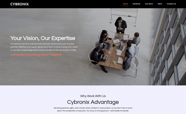 Cybronix: Advanced Website Design